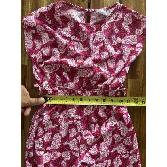 Tea Collection Ruffle Sleeve Jumpsuit +Zara Floral Jumpsuit GIRL SIZE 8 Preppy - Picture 16 of 16